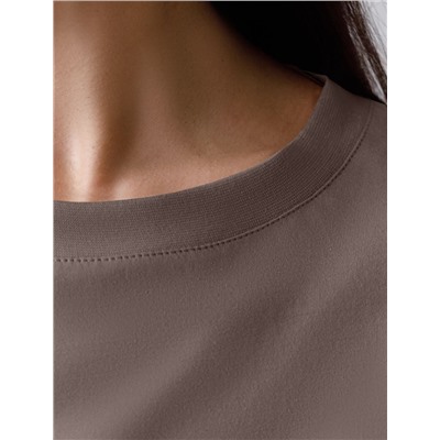 Длинное прямое платье с разрезами из 100% хлопка