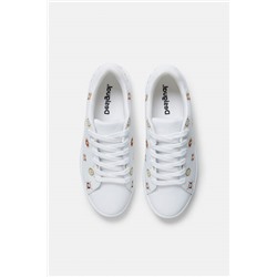 Zapatilla mandalas bordados