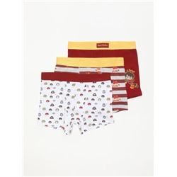 PACK OF 3 HARRY POTTER © &™ WARNER BROS PRINT BOXERS