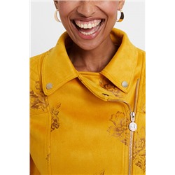 Chaqueta biker slim floral