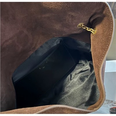 Женская стильная новая сумка-конверт из натуральной замши