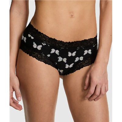 PINK Wink™ Lace-Trim Cheeky Panty
