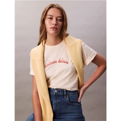 Script Logo Graphic Boxy T-Shirt