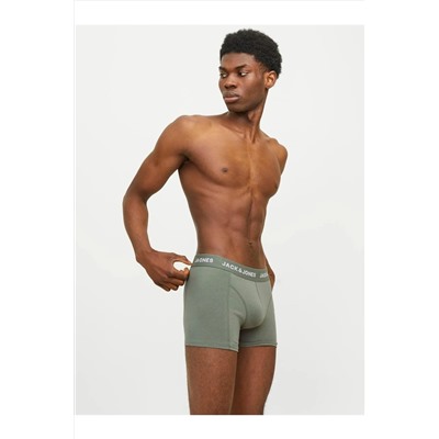 Jack & Jones Jack Jones Jacdan Trunks 3 Pack Erkek Siyah Giyim\boxer\ 12256550-02