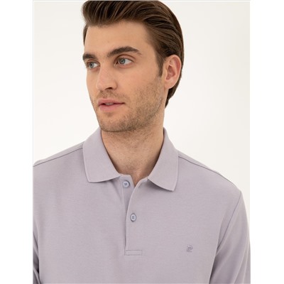 Lila Slim Fit Basic Sweatshirt