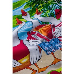 Полотенце банное Веселые гуси