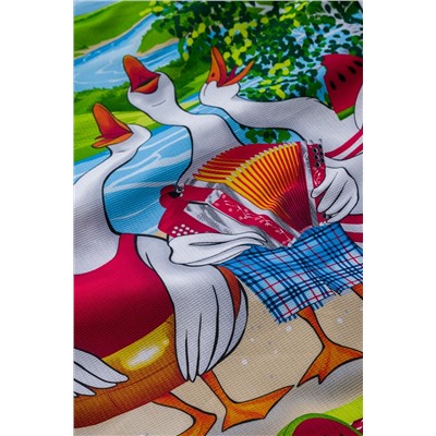 Полотенце банное Веселые гуси