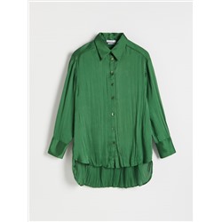 Однотонная рубашка