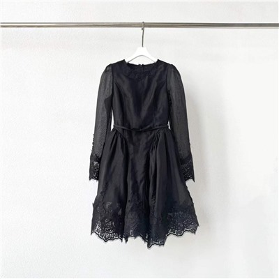 Короткое платье с ажуром   ZIMMERMAN*N