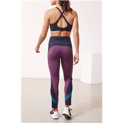 Леггинсы Edean с высокой талией цвета сливы