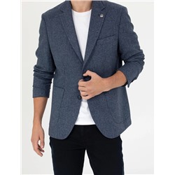 Lacivert Slim Fit Ceket