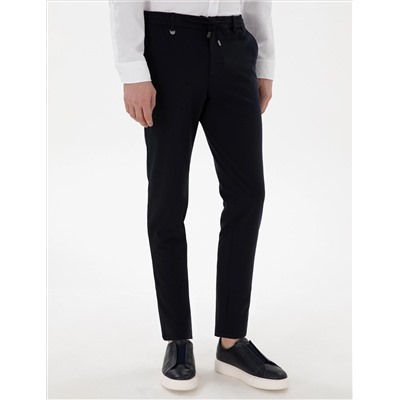 Lacivert Klasik Jogger Pantolon