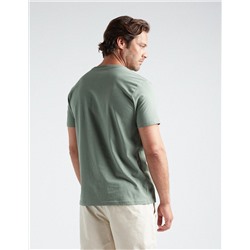 Print T-shirt, Men, Dark Green