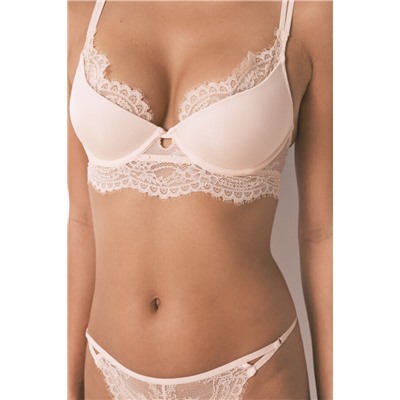 Sujetador GORGEOUS push-up encaje rosa