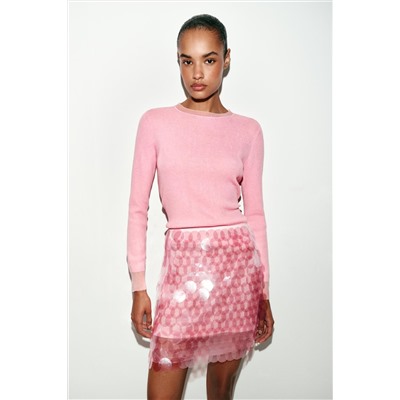 FALDA MINI LENTEJUELAS