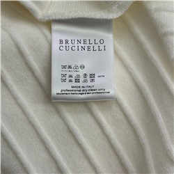 Женский вязаный костюм в полоску с кисточками  Brunell*o Cucinell*i