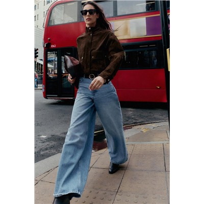 JEANS Z1975 WIDE LEG TIRO ALTO FULL LENGTH CINTURÓN