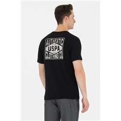 Erkek Siyah Bisiklet Yaka Tişört