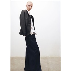 Tejano wideleg tiro bajo rinse wash