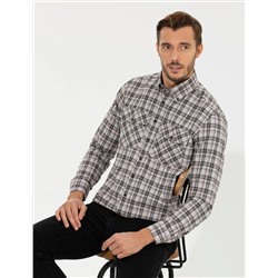 Açık Kahverengi Regular Fit Uzun Kollu Gömlek