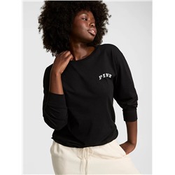 Campus Cotton Long-Sleeve Tee