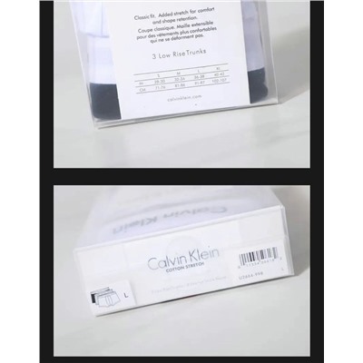 Набор мужских трусов боксеров из смесового модала, 3 шт. Кельви*н Кляй*н