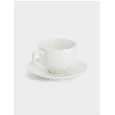 Чашка с блюдцем, 220 мл, Даймонд