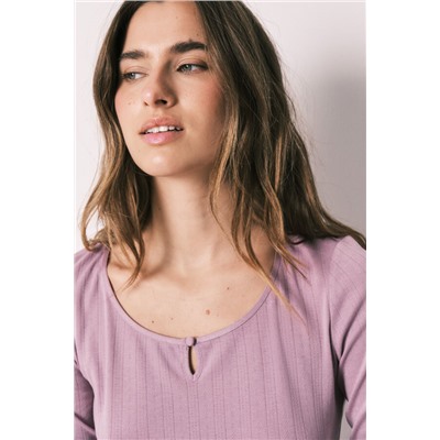 Pijama largo rosa estampado flores