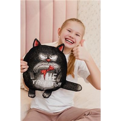 Подушка игрушка Кот обнимашка 27*27
