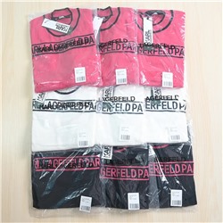 Трикотажная футболка Karl Lagerfel*d с круглым вырезом и контрастными строчками