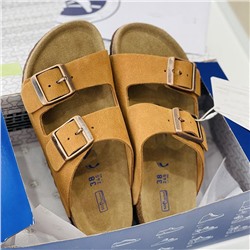 Ещё одни комфортные шлепки из натуральной замши  БРИКЕНСТО*К