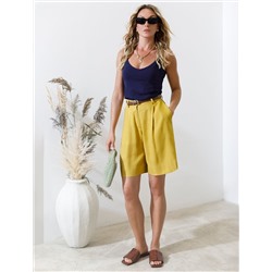 Топ из премиального хлопка с эластаном