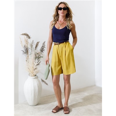 Топ из премиального хлопка с эластаном