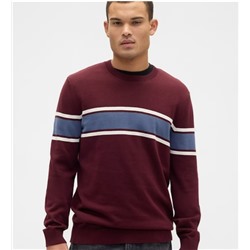 Stripe Crewneck Sweater