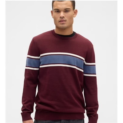 Stripe Crewneck Sweater