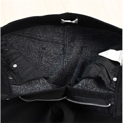 Женские зимние джинсы из плотного эластичного хлопкового флиса с высокой талией  АЙСИК*Л