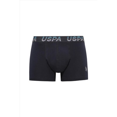 U.S. Polo Assn. U.S. Polo Assn.  Erkek Lacivert-Turuncu-Lacivert 3 lü Boxer