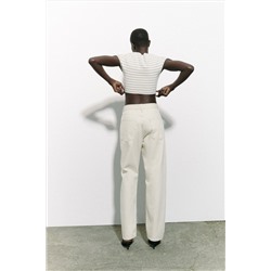 STRETCH KNIT STRIPED TOP