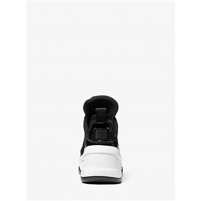 Michael Kors Outlet Olympia Mixed-Media Trainer