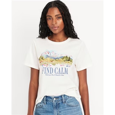 EveryWear Crew-Neck Graphic T-Shirt