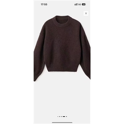 Женский пуловер из смесовой шерсти  МАНГ*О