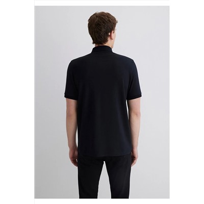Mavi Siyah Polo Tişört Slim Fit / Dar Kesim 0613006-900