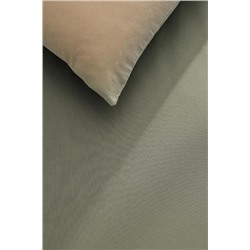 Manon King Size Plus %100 Pamuk Ranforce Lastiksiz Çarşaf - Yeşil
