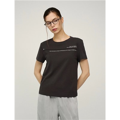 Серая Футболка "Антрацит"