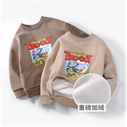 Свитшот утеплённый для мальчиков. 100% хлопок. Экспорт