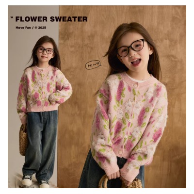 Кардиган для девочек. Тренд 2026