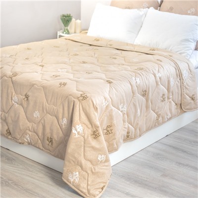 Одеяло всесезонное 'Sky Line' 140х205 см, Верблюжья шерсть