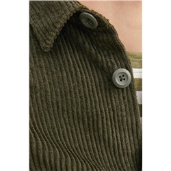 Camisa de terciopelo Caqui