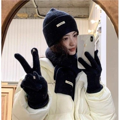 Комплект (шапка, шарф, перчатки)