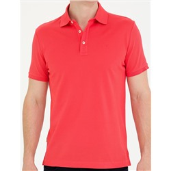 Nar Çiçeği Slim Fit Merserize Tişört